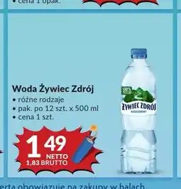 Makro Woda niegazowana Żywiec Zdrój oferta