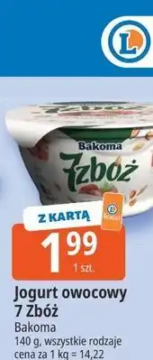 E.Leclerc Jogurt owocowy 7 Zbóż Bakoma oferta