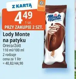 E.Leclerc Lody Monte na patyku oferta
