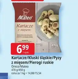 E.Leclerc Kartacze/Kluski śląskie/Pyzy z mięsem/Pierogi ruskie oferta
