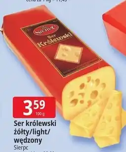 E.Leclerc Ser królewski żółty/light/wędzony Sierpc oferta