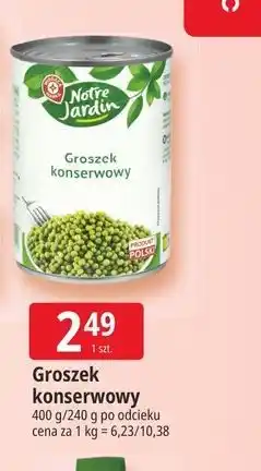 E.Leclerc Groszek konserwowy Notre Jardin oferta