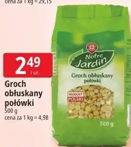 E.Leclerc Groch obłuskany połówki Notre Jardin oferta