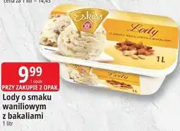 E.Leclerc Lody o smaku waniliowym z bakaliami Eskiss oferta