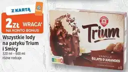 E.Leclerc Wszystkie lody na patyku Trium i Smicy oferta