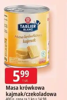 E.Leclerc Masa krówkowa kajmak/czekoladowa Tablier Blanc oferta