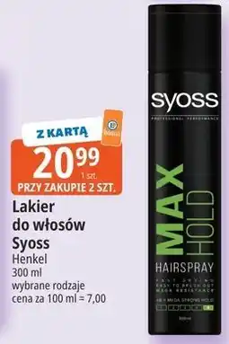 E.Leclerc Lakier do włosów Syoss oferta