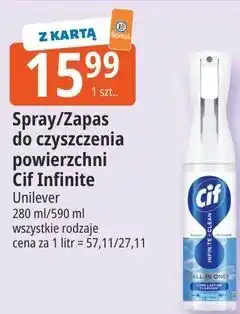 E.Leclerc Spray/Zapas do czyszczenia powierzchni Cif Infinite oferta