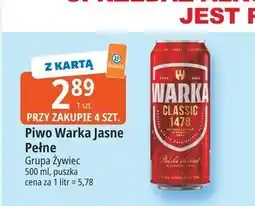 E.Leclerc Piwo Warka Jasne Pełne oferta