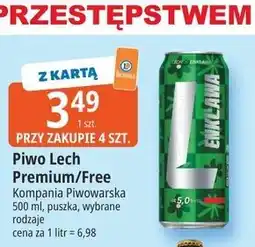 E.Leclerc Piwo Lech Premium/Free oferta