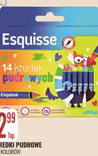E.Leclerc Kredki pudrowe Esquisse 14 kolorów oferta