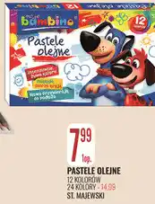 E.Leclerc Pastele olejne Moje Bambino 12 kolorów oferta