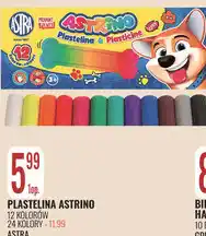 E.Leclerc Plastelina Astrino Astra 12 kolorów oferta