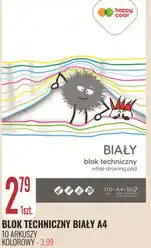 E.Leclerc Blok techniczny biały A4 GDD 10 arkuszy oferta