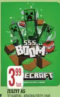 E.Leclerc Zeszyt A5 Minecraft oferta