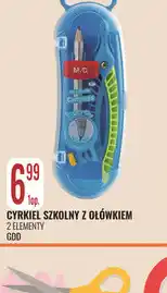 E.Leclerc Cyrkiel szkolny z ołówkiem oferta