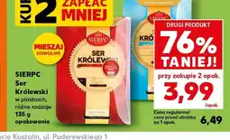 Kaufland Ser żółty Królewski w plastrach Sierpc oferta