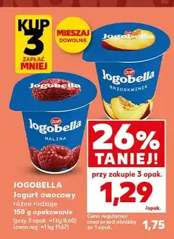 Kaufland Jogurt owocowy Jogobella brzoskwiniowy oferta