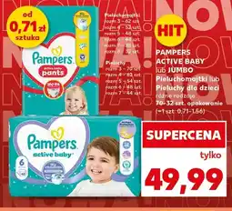 Kaufland Pieluchomajtki Pampers Active Baby oferta