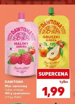 Kaufland Mus owocowy Dawtona Maliny Jabłka oferta