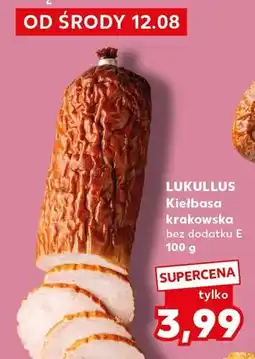 Kaufland Kiełbasa krakowska Lukullus bez dodatku E oferta