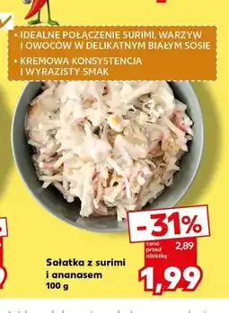 Kaufland Sałatka z surimi i ananasem oferta