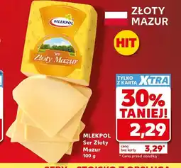 Kaufland Ser Złoty Mazur Mlekpol oferta