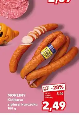Kaufland Kiełbasa z piersi kurczaka Morliny oferta