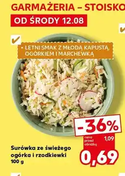 Kaufland Surówka ze świeżego ogórka i rzodkiewki oferta