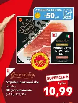 Kaufland Szynka parmeńska plastry K-Gold Edition oferta