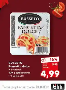 Kaufland Pancetta dolce w kostkach Busseto oferta