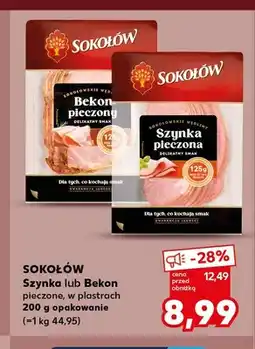 Kaufland Bekon pieczony Sokołów oferta