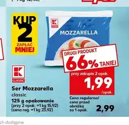 Kaufland Ser Mozzarella classic K-Classic oferta
