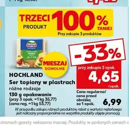Kaufland Ser topiony w plastrach Gouda Hochland oferta