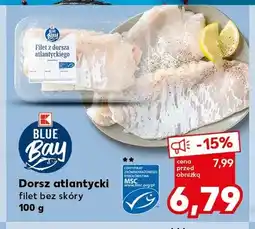 Kaufland Dorsz atlantycki filet bez skóry Blue Bay oferta