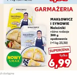 Kaufland Naleśniki z jabłkami i serem Makłowicz i Synowie oferta