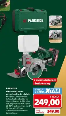 Kaufland Przecinarka do płytek akumulatorowa Parkside oferta
