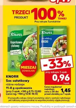 Kaufland Sos sałatkowy Koperkowo-ziołowy Knorr oferta