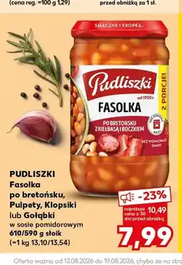 Kaufland Fasolka po bretońsku Pudliszki oferta