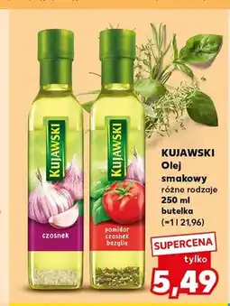 Kaufland Olej rzepakowy smakowy czosnek Kujawski oferta