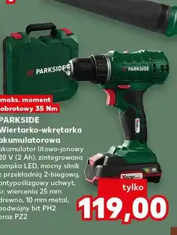 Kaufland Wiertarko-wkrętarka akumulatorowa Parkside oferta