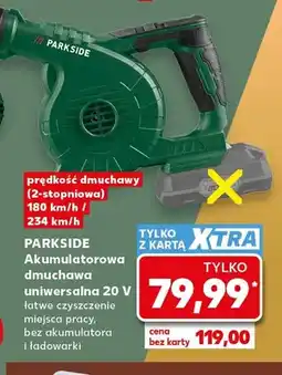 Kaufland Akumulatorowa dmuchawa uniwersalna 20V Parkside oferta
