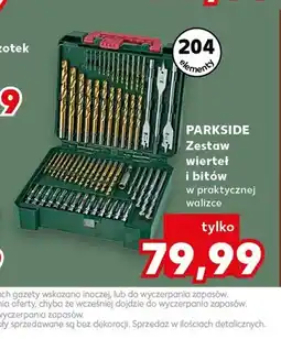 Kaufland Zestaw wierteł i bitów Parkside oferta