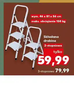 Kaufland Składana drabina 2-stopniowa oferta