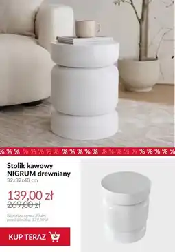 Homla Stolik kawowy Nigrum drewniany oferta