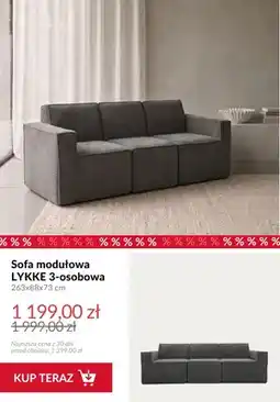 Homla Sofa modułowa Lykke 3-osobowa oferta