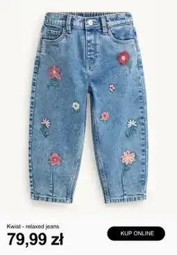 C&A Spodnie jeansowe Kwiat relaxed jeans oferta