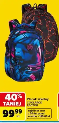 Carrefour Plecak szkolny COOLPACK FACTOR oferta