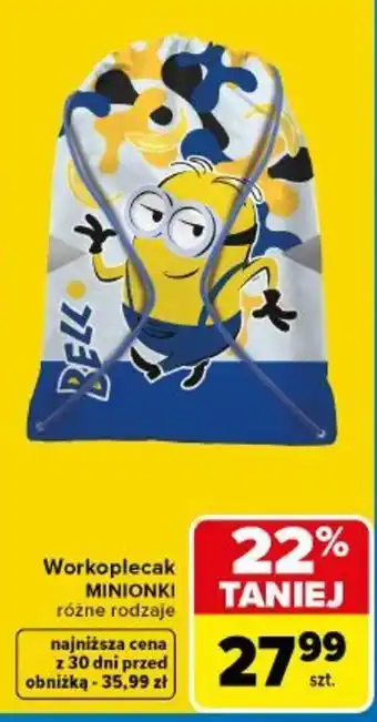Workoplecak MINIONKI
