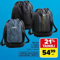 Carrefour Worek z siatką na piłkę oferta